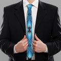 Mandala Waves Bohemian Pattern Print Necktie