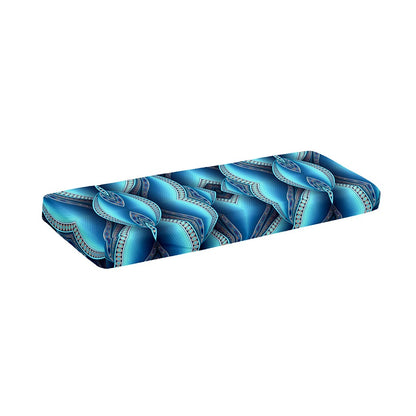 Mandala Waves Bohemian Pattern Print Piano Keyboard Cover