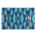 Mandala Waves Bohemian Pattern Print Placemat