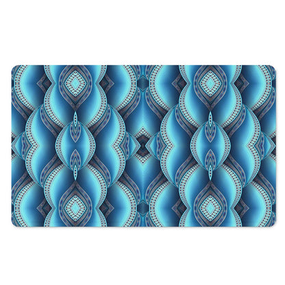 Mandala Waves Bohemian Pattern Print Polyester Doormat