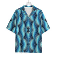 Mandala Waves Bohemian Pattern Print Rayon Hawaiian Shirt