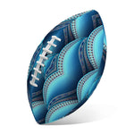 Mandala Waves Bohemian Pattern Print Rugby Ball