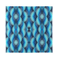Mandala Waves Bohemian Pattern Print Silk Bandana