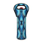 Mandala Waves Bohemian Pattern Print Single Neoprene Wine Tote