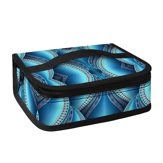 Mandala Waves Bohemian Pattern Print Small Lunch Bag