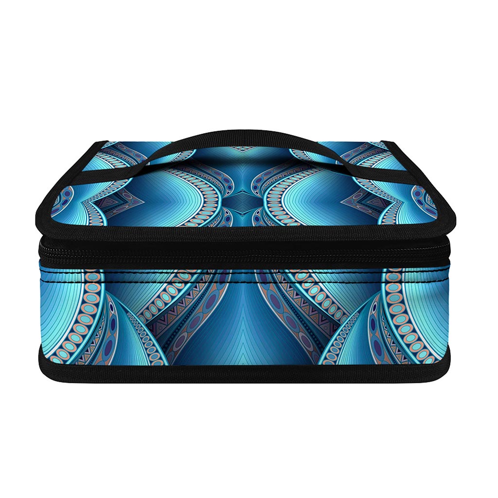 Mandala Waves Bohemian Pattern Print Small Lunch Bag