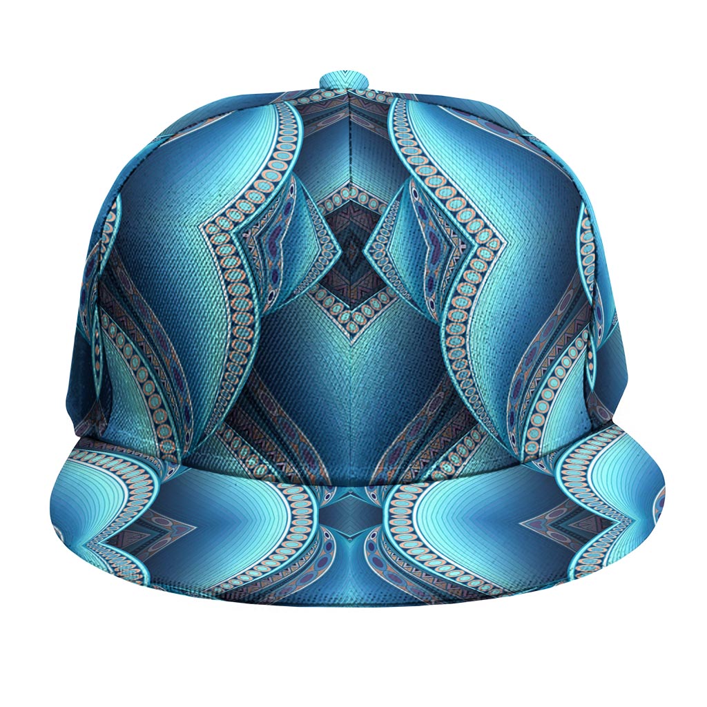 Mandala Waves Bohemian Pattern Print Snapback Cap