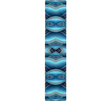 Mandala Waves Bohemian Pattern Print Table Runner
