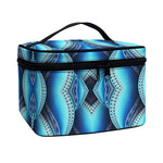 Mandala Waves Bohemian Pattern Print Travel Makeup Bag