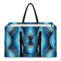 Mandala Waves Bohemian Pattern Print Utility Tote Bag
