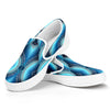 Mandala Waves Bohemian Pattern Print White Slip On Sneakers