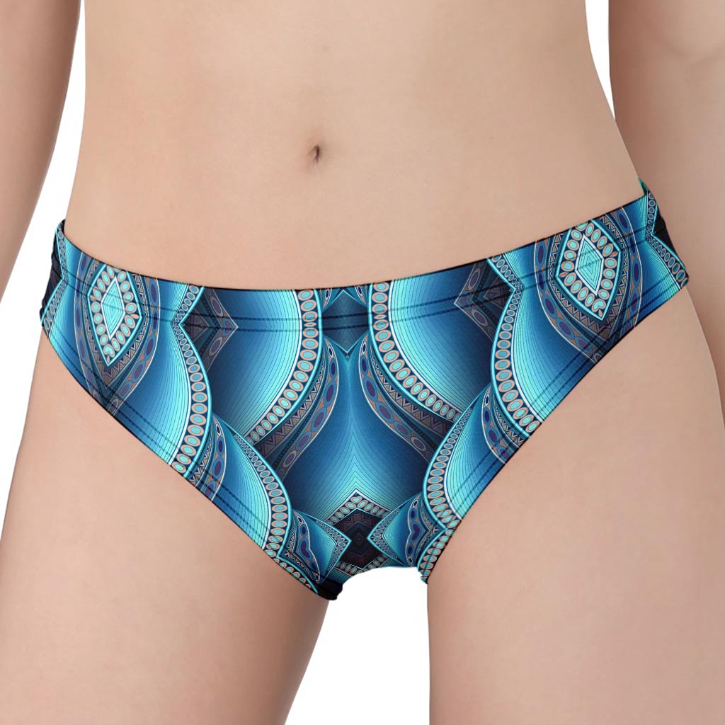 Mandala Waves Bohemian Pattern Print Women's Panties