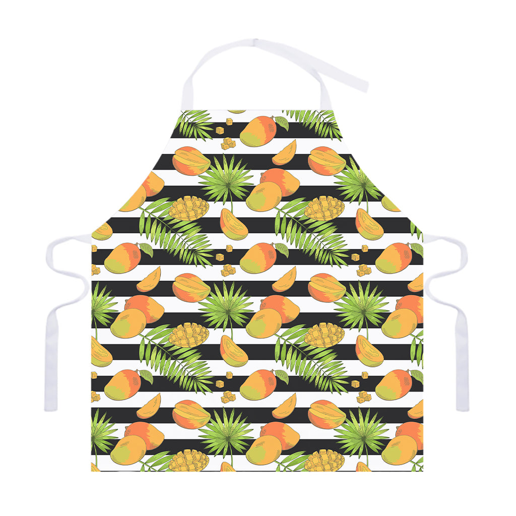 Mango Fruit Striped Pattern Print Adjustable Apron