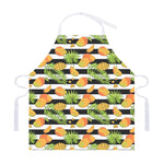 Mango Fruit Striped Pattern Print Adjustable Apron