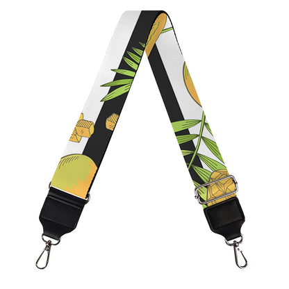 Mango Fruit Striped Pattern Print Bag Strap