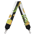 Mango Fruit Striped Pattern Print Bag Strap