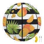 Mango Fruit Striped Pattern Print Basketball