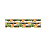 Mango Fruit Striped Pattern Print Bed Runner
