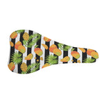 Mango Fruit Striped Pattern Print Bicycle Seat Cover