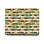 Mango Fruit Striped Pattern Print Bifold Wallet