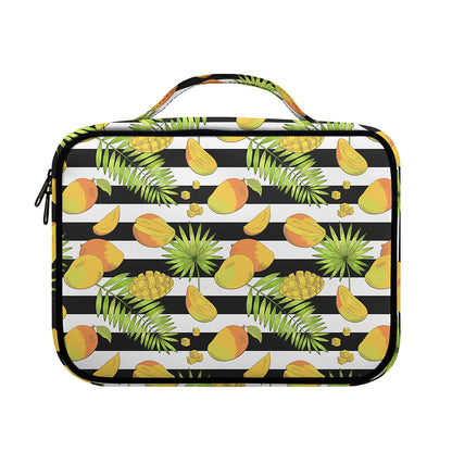 Mango Fruit Striped Pattern Print Briefcase Bible Bag