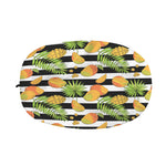 Mango Fruit Striped Pattern Print Car Side Mirror Covers