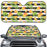 Mango Fruit Striped Pattern Print Car Windshield Sun Shade