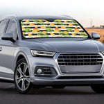 Mango Fruit Striped Pattern Print Car Windshield Sun Shade