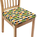 Mango Fruit Striped Pattern Print Chair Cushion Cover