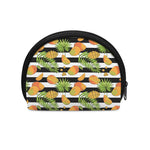 Mango Fruit Striped Pattern Print Coin Purse