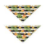 Mango Fruit Striped Pattern Print Dog Bandana
