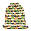 Mango Fruit Striped Pattern Print Drawstring Bag