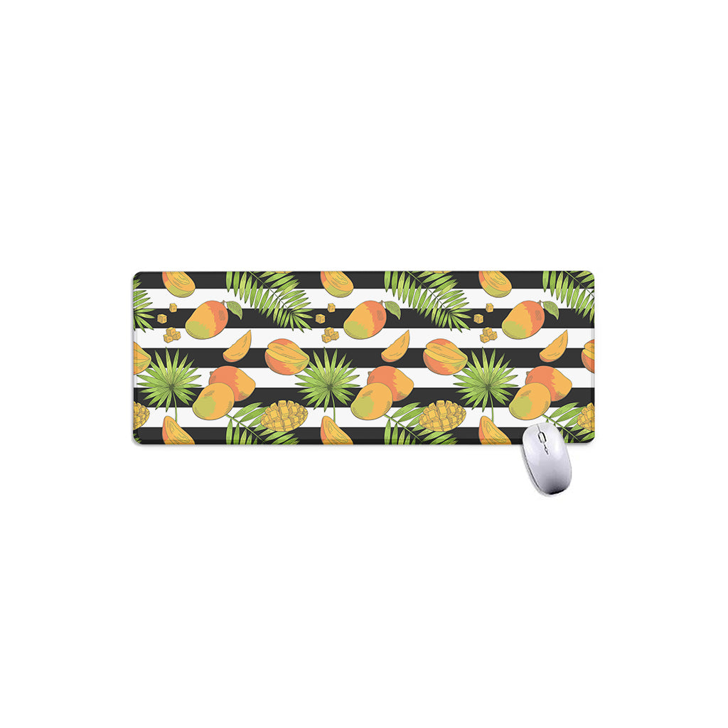 Mango Fruit Striped Pattern Print Extended Mouse Pad