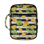Mango Fruit Striped Pattern Print Front Pocket Bible Bag