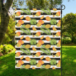Mango Fruit Striped Pattern Print Garden Flag