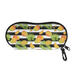Mango Fruit Striped Pattern Print Glasses Case
