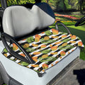 Mango Fruit Striped Pattern Print Golf Cart Seat Cover