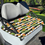Mango Fruit Striped Pattern Print Golf Cart Seat Cover