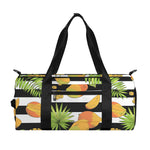 Mango Fruit Striped Pattern Print Gym Bag