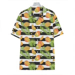 Mango Fruit Striped Pattern Print Hawaiian Shirt