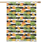 Mango Fruit Striped Pattern Print House Flag