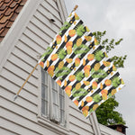 Mango Fruit Striped Pattern Print House Flag