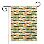 Mango Fruit Striped Pattern Print House Flag