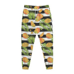 Mango Fruit Striped Pattern Print Jogger Pants