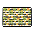 Mango Fruit Striped Pattern Print Kitchen Mat
