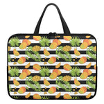 Mango Fruit Striped Pattern Print Laptop Sleeve With Handle
