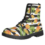 Mango Fruit Striped Pattern Print Backpack