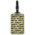 Mango Fruit Striped Pattern Print Luggage Tag
