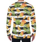 Mango Fruit Striped Pattern Print Men's Long Sleeve T-Shirt