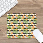 Mango Fruit Striped Pattern Print Mouse Pad